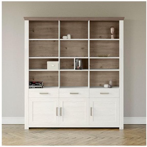 set one by Musterring Aktenregal York, offenes Design, wahlweise mit Beleuchtung, 3 Farben, Breite 184 cm