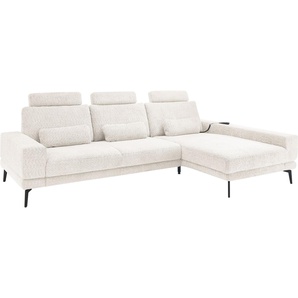 set one by Musterring Ecksofa SO 3600, mit Funktion, Kopfstützen und Nierenkissen, Breite 293 x Tiefe 180 cm
