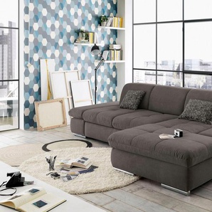set one by Musterring Ecksofa SO4100 V, mit verstellbaren Kopfteilen, wahlweise mit Funktionen, Cord-Bezug
