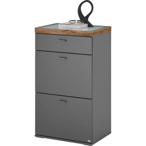 set one by Musterring Highboard Lancaster Dielen, inklusive LED-Beleuchtung, in 2 Farben erhältlich, B 61 x H 91 cm