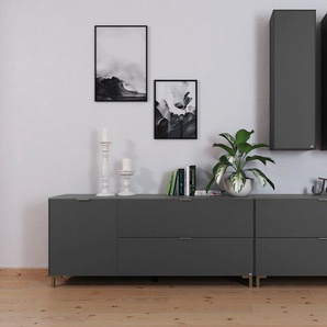 set one by Musterring Wohnzimmer-Set Chicago, (Set, 4-St), mit zwei Hängeschränken