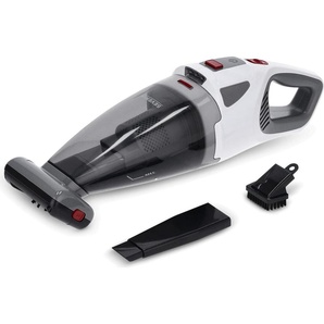 SEVERIN 4-in-1 Akku-Handstaubsauger HV 7146 HV 7146 graurotweiß Automatische Abschaltung, Handstaubsauger Akku Handstaubsauger Tischstaubsauger Akkusauger Handsauger 7146000