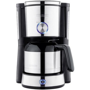 Severin - ka 4845 type switch Kaffeemaschine Edelstahl, Schwarz Fassungsvermögen Tassen=8 Isolierka