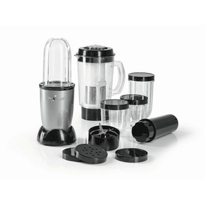 Shake-Mixer GOURMETmaxx, Schwarz, Silber, Metall, Kunststoff, 11.5x32.0x11.5 cm, abnehmbarer Soft-Touch-Deckel, Küchengeräte, Mixer