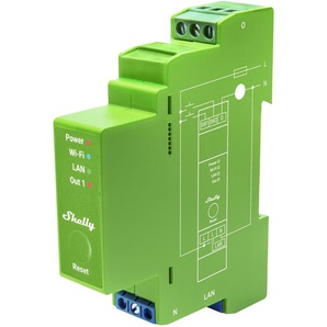 SHELLY 1-Kanal-DIN-Schienen-Smart-Dimmer, Pro Dimmer 1PM, Messfunktion Shelly_Pro_Dimmer_1P
