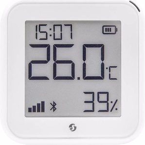 Shelly H&T Gen. 3 Temperatur- & Luftfeuchtigkeitssensor - Weiss - Temperatur und Luftfeuchtigkeitssensor mit WLAN und Bluetooth - in der Farbe weiss 222762 Shelly_Plus_H&T_G3_w