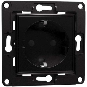 SHELLY Schutzkontakt-Steckdose Wall Socket EU, ohne Rahmen, schwarz ALL-SHELLY-WS-EU-B