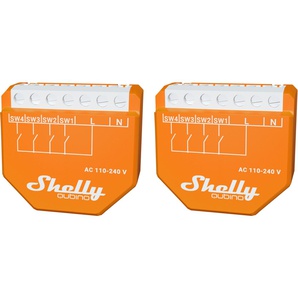 SHELLY Szenenaktivierer Wave i4, Unterputz, orange, 2 Stück