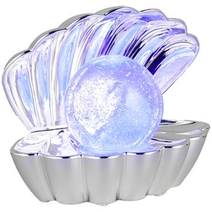 SHELLY Tischleuchte, Kunststoff chrom, inkl. 1x SMD/LED, 0,60W, 1Lm,