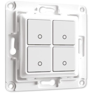 SHELLY Wandtaster Wall Switch 4, weiß, 4-fach WS4 white