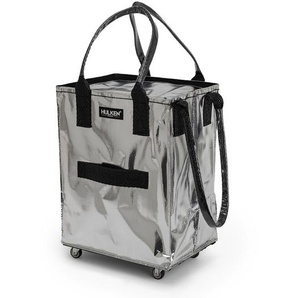Shopper mit Rollen, medium Hulken Bag Hulken silberfarben, Designer Alex & Yoni Sheleq, 56x40x30 cm