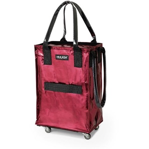 Shopper mit Rollen, small Hulken Bag Hulken dunkelrot, Designer Alex & Yoni Sheleq, 56x36x23 cm