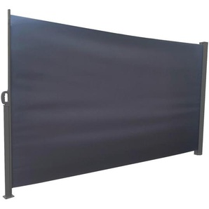 Sichtschutz,, Dunkelgrau, Metall, Textil, 300x160 cm, Sonnen- & Sichtschutz, Sichtschutz