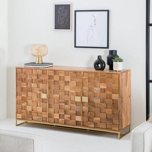 Sideboard 160 x 85 x 40cm Braun