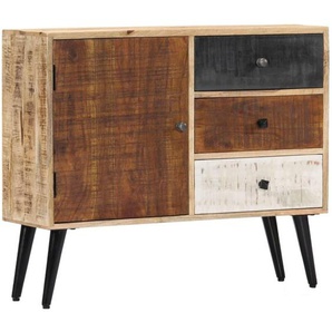 Sideboard 88×30×73 cm Mango-Massivholz Vidaxl