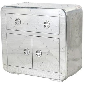 Sideboard  Airman ¦ silber ¦ Maße (cm): B: 90 H: 80