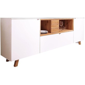 Sideboard Andiamo Home, weiß/Eiche rustico