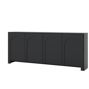 Sideboard  Arsoli ¦ schwarz ¦ Maße (cm): B: 204 H: 83 T: 35.0