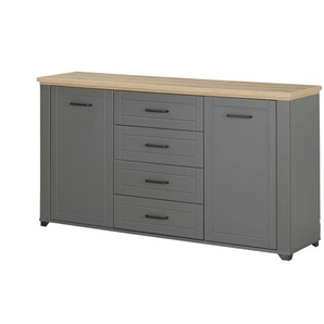 Sideboard  Assenza ¦ grau ¦ Maße (cm): B: 161 H: 85,5 T: 41.0