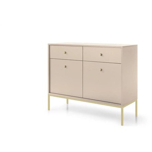 Sideboard - beige - Materialmix - 103,5 cm - 83,2 cm | Möbel Kraft