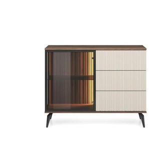 Sideboard - beige - Materialmix - 103 cm - 80 cm | Möbel Kraft