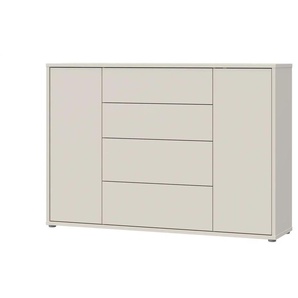 Sideboard - beige - Materialmix - 144,2 cm - 99,1 cm - cm 34,9 | Möbel Kraft