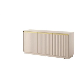 Sideboard - beige - Materialmix - 153,4 cm - 71,6 cm | Möbel Kraft