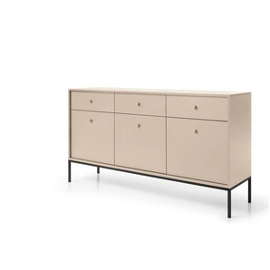 Sideboard - beige - Materialmix - 153,4 cm - 83,2 cm | Möbel Kraft