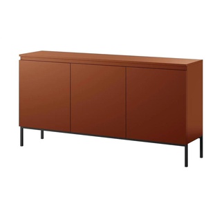 Sideboard  Bemmi ¦ rot ¦ Maße (cm): B: 150 H: 77