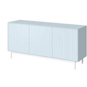 Sideboard - blau - Materialmix - 150 cm - 75 cm - 43 cm | Möbel Kraft