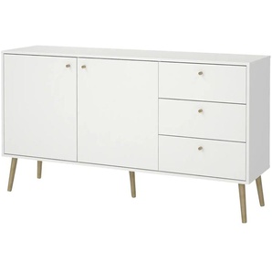 Sideboard Borbon | weiß | 147,2 cm | 81,7 cm | cm 39,1 |