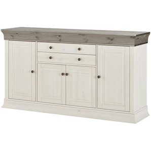 Sideboard  Bornholm ¦ weiß ¦ Maße (cm): B: 181 H: 100 T: 45