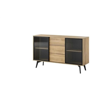 Sideboard - braun - Materialmix - 143,5 cm - 85,4 cm | Möbel Kraft