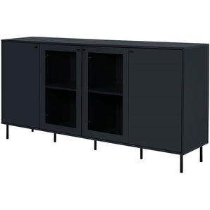 Sideboard  Caravino ¦ blau ¦ Maße (cm): B: 180 H: 90 T: 40