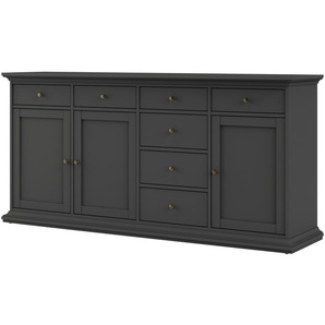 Sideboard  Chester ¦ schwarz ¦ Maße (cm): B: 188,6 H: 91,7 T: 46,1