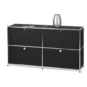 Sideboard »CN3« mit vier Klappen, schwarz