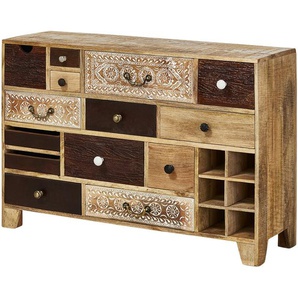 Sideboard  Delhi ¦ holzfarben ¦ Maße (cm): B: 114 H: 80 T: 39