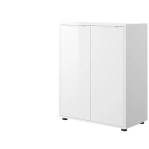 Sideboard  Este ¦ weiß ¦ Maße (cm): B: 72 H: 87,6 T: 35.3