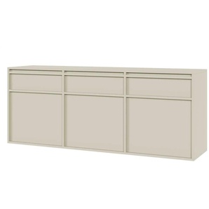 Sideboard  Evo ¦ beige ¦ Maße (cm): B: 154 H: 61,6