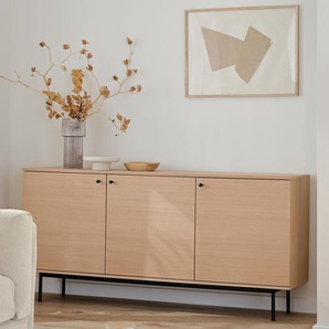 Sideboard »Finnsbo«  - schwarz - Holz -