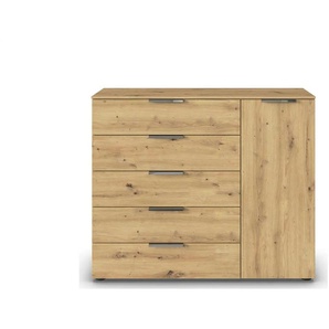 Sideboard Flipp - holzfarben - Materialmix - 120 cm - 100 cm | Möbel Kraft