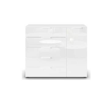 Sideboard Flipp - weiß - Materialmix - 120 cm - 100 cm | Möbel Kraft