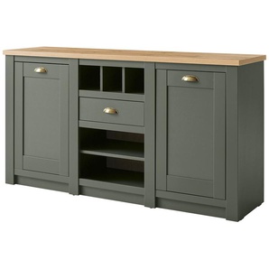 Sideboard  Florentina ¦ grün ¦ Maße (cm): B: 145 H: 83 T: 41.0