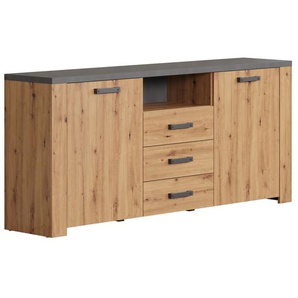 Sideboard Follow, Artisan Eiche Nachbildung, Matera Melamin Nachbildung