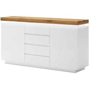 Sideboard  Fornico ¦ weiß ¦ Maße (cm): B: 150 H: 81 T: 40.0