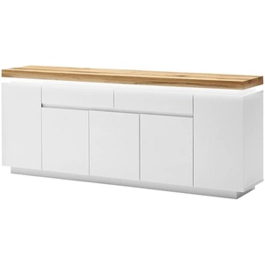 Sideboard  Fornico ¦ weiß ¦ Maße (cm): B: 200 H: 81 T: 40.0