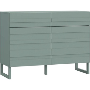 Sideboard FORTE Sideboards Gr. B/H/T: 109,9 cm x 82,4 cm x 41,6 cm, 2, grün (salbei) Sideboards