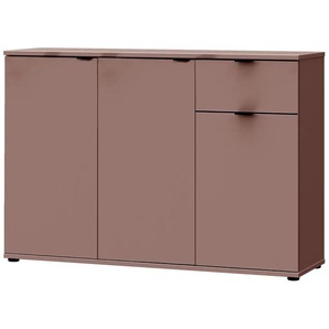 Sideboard  Gannano ¦ rot ¦ Maße (cm): B: 119,8 H: 82,3 T: 34.1