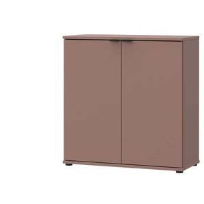 Sideboard  Gannano ¦ rot ¦ Maße (cm): B: 80,1 H: 82,3 T: 34.1