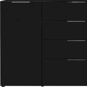 Sideboard GERMANIA Oakland Sideboards Gr. B/H/T: 134 cm x 102 cm x 42 cm, 4, schwarz Sideboards